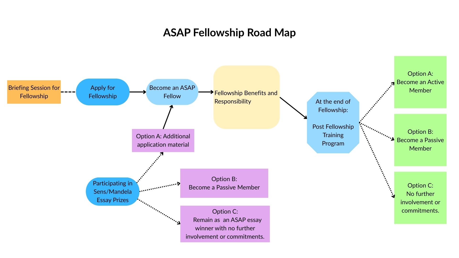 ASAP Fellowship roadmap